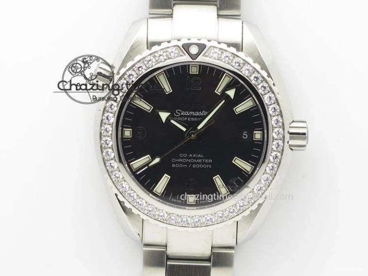 0108 Reliable Planet Ocean Professional SS V6F 37mm Ladies Orange Bezel On Orange Leather Strap A 8255